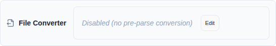 File Converter row — disabled