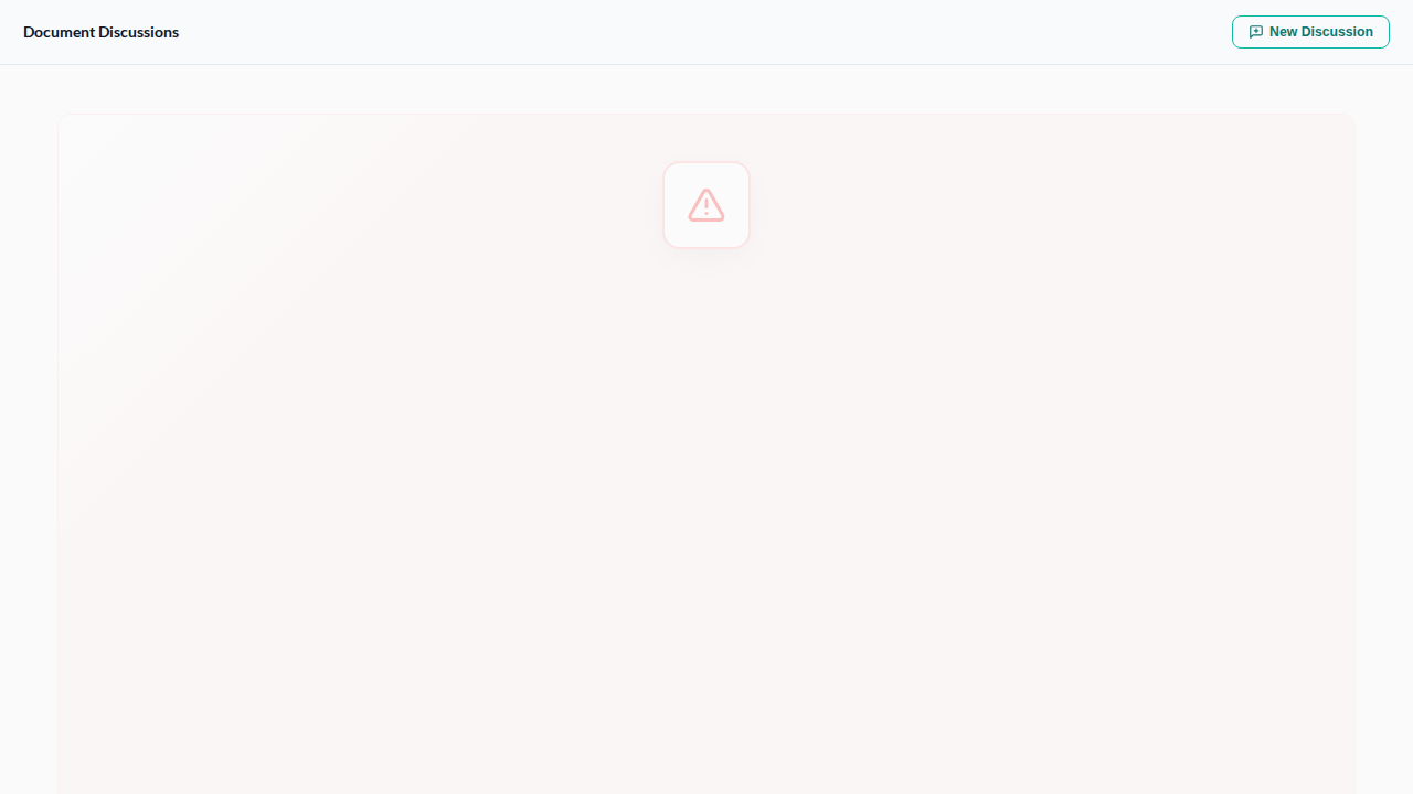 Discussion Thread - Forum-style conversations with @mentions, voting, and rich document previews